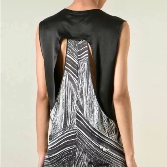 🖤Helmut Lang🖤 Method Print Silk Cocktail Dress - Picture 12 of 12